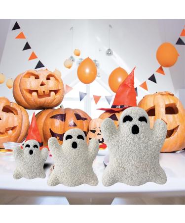 Halloween Ghost Plush Pillow - 20cm Stuffed Toy for Bed Sofa Decor, Cute Ghost Shaped Decorative Homeware Gift - 7.8inch - Buy Online on GoSupps.com