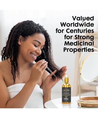 Juicy By Mon Cheri Boost Your Immunity and Antioxidant Levels with 100% Pure Organic Black Seed Oil Dropper - 3.4oz Superfood Carrier Oil - Buy Online on GoSupps.com