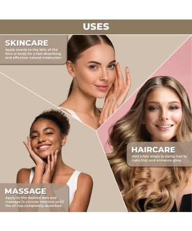 USDA Organic Sea Buckthorn Oil - Pure Sea Buckthorn Oil for Face and Skin Natural Moisturizer for Radiant Skin Organic Sea Buckthorn Seed Oil for Nourished Skin - Cold Pressed and Unrefined - Buy Online on GoSupps.com