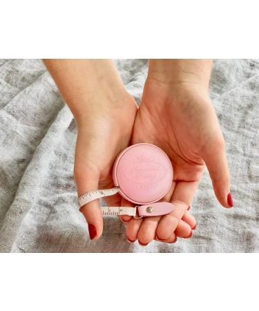 Soft Pink Leatherette Retractable Tape Measure - 60 inches/1.5m for Sewing & Body Measurement - Buy Online on GoSupps.com