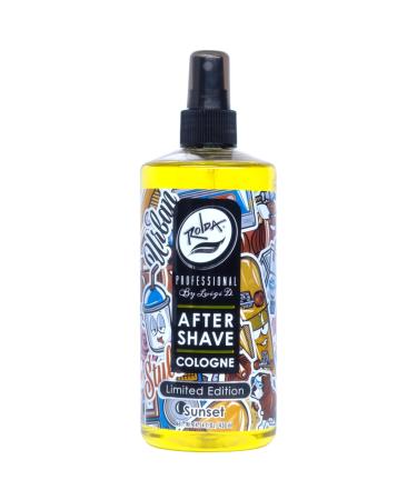 Rolda Sunset After Shave Tonic Cologne For Men - Post Shave Tonic Spray Calms Irritation Helps Heal & Clean Shaved Areas Masculine Citrusy Fragrance (14.54oz | 430ml)