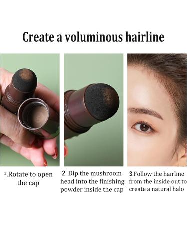 Janenisa Hair Powder Janenisa Hairline Contouring Hairline Contouring Shadow Powder Waterproof Hairline Shadow Powder Stick Waterproof Contouring Filling Hairline Shadow Powder Stick (Pearl Black) - Buy Online on GoSupps.com