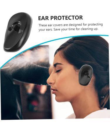MAGICLULU 32 Pcs Ear Muffs Hair Coloring Ear Cap Silicone Ear Shower Caps Ear Caps for Hair Dye Hair Dye Earmuffs Silicone Ear Protectors Hair Salon Ear Protector Remover In Ear 8.5x5.5cmx4pcs Blackx4pcs - Buy Online on GoSupps.com