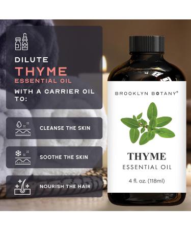 Brooklyn Botany Grapefruit & Thyme Essential Oils 4 Fl Oz (Pack of 2) 100% Pure & Natural Refreshing & Herbal Aromatherapy Blend - Buy Online on GoSupps.com