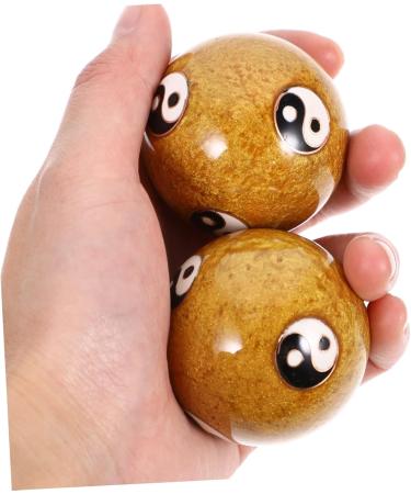 Healeved 6-Stk Metal Massage Balls - Hand Rollers & Gymnastics Tools for Fitness Training - Buy Online on GoSupps.com