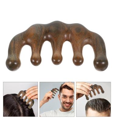 Baluue Wooden Scalp Massage Comb - Antistatic Chinese Style Wide-Tooth Hair Growth Comb for Women - Buy Online on GoSupps.com