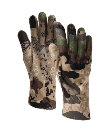 Pnuma Outdoors Recon Element Proof Breathable Waterproof Stretchy Mid-Season Hunting Gloves with Tech-Touch Panels Caza Medium