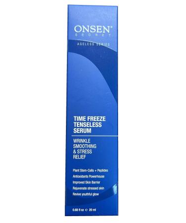 Onsen Secret Time Freeze Tenseless Serum Wrinkle Smoothing & Stress Relief | Recommended by Dermatologist Serum for Wrinkle Repair Made in USA 0.68 fl Oz 20 ML - Buy Online on GoSupps.com