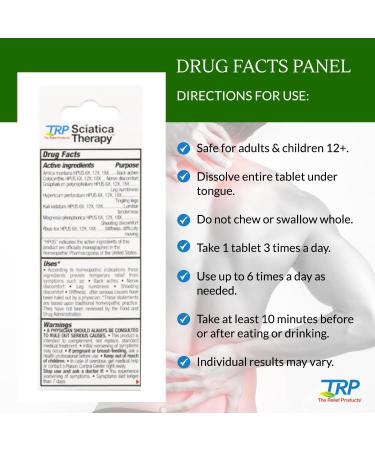 Sciatica Therapy Tablets - 70 Count | Fast Relief Formula by The Relief Products - Buy Online on GoSupps.com