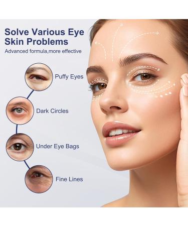 Multi-Peptide & Retinol Eye Cream,Electric Massage Eye Cream With Caffeine,Niacinamide,Vitamin C & for Dark Circles, Puffiness Puffy Bags & Wrinkles ,Anti-Aging Eye Cream for Fine Lines, 0.7 fl.oz - Buy Online on GoSupps.com