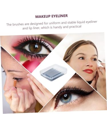 FOMIYES 100 Pcs Eyeliner Brush Disposable Makeup Eye Makeup Brush Face Makeup Tools Cosmetic Sequins 11.5x9cmx2pcs Assorted Colorx2pcs - Buy Online on GoSupps.com