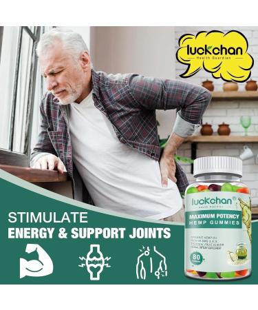 (2 Packs) Hemp Gummies High Potency for Sleep, Pain, Anxiety- Pure Extra Strength Organic H mp Oil Gummies - 100% Natural Bear Hemp Gummy for Adults Fruit - Buy Online on GoSupps.com