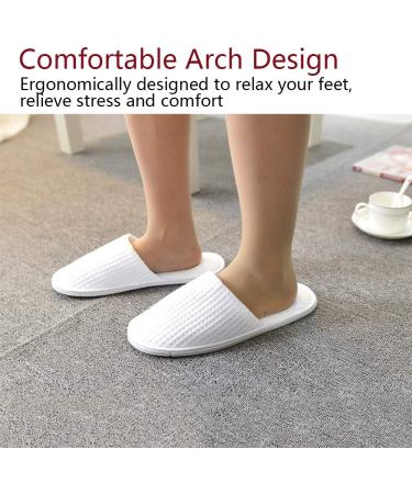 Buy Wankd 5 Pair Disposable Lip & White Shoes - Universal Size Slippers for Men & Women (20x30cm) - Comfortable & Convenient - Buy Online on GoSupps.com