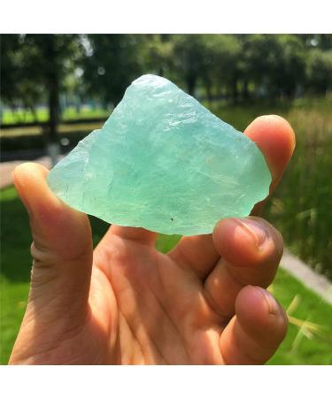1lb Green Fluorite Crystal Rocks for Jewelry Making & Meditation | Bulk Rough Gemstone for Healing & Sculpture - 1lb - Buy Online on GoSupps.com