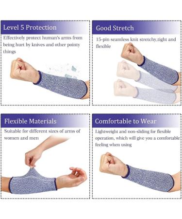 For thin skin and bruises level 5 cutresistant forearm cuffs arm burnresistant cuff HPPE 1 set - Buy Online on GoSupps.com