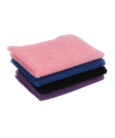Exfoliating Net Nylon African Wash Net Blue Black Pink Purple Soft Long Net Body Scrubber for Daily Use