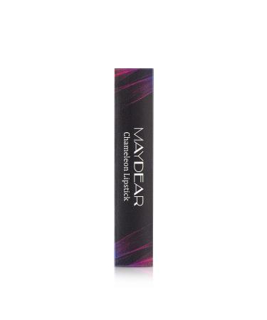 Maydear Chameleon Lipstick - Long Lasting Waterproof Diamond Shimmer Lip Gloss (Fuchsia 1) - Buy Online on GoSupps.com