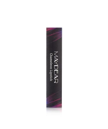 Maydear Chameleon Lipstick - Long Lasting Waterproof Diamond Shimmer Lip Gloss - Blue Purple #4 - Buy Online on GoSupps.com