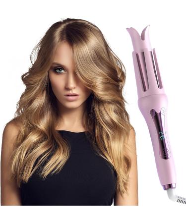 Yuehuam Auto Curling Iron Automatic Hair Curler Rollers 1 1/4 inch/ 32mm Large Waves 7 Temperatures control LED Display Curling Iron Auto Shut- Off Fast Heating Curling Wand for Hair Styling Pink - Buy Online on GoSupps.com