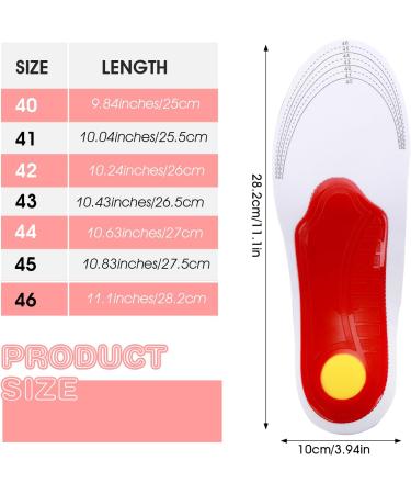 WLLHYF Plantar Fasciitis Relief Arch Support Shoe Inserts Insoles for Flat Feet High Arch Support Insoles for Men Women Orthotic Feet Heel Pain Shock Absorption Comfortable Insoles(UK7-11) - Buy Online on GoSupps.com