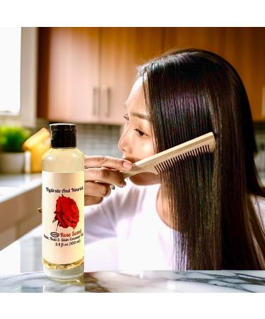 2 Pack Rose Coconut Oil Set - Roll-On Perfume & Body Oil for Hair & Skin - 3.4 Fl oz Travel Size - Buy Online on GoSupps.com