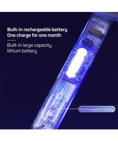 Hang-Electric Swatter Outdoor Zapper 180 Degree Foldable Racket Household Ultraviolet-Fly Swatter Electric Racket Rechargeable USB Anti Fly Mosquitoes led Blue - Buy Online on GoSupps.com