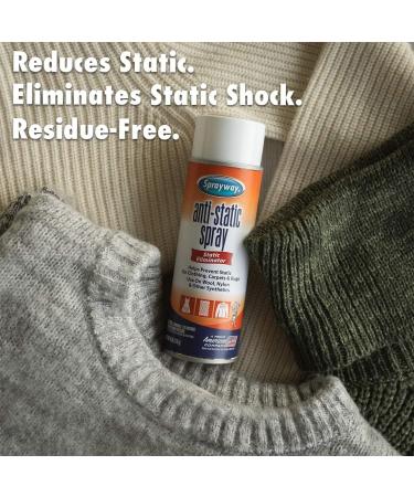 Sprayway SW956R Anti-Static Spray - Residue-Free Solution to Reduce Static Cling & Eliminate Static Shock - 6 Oz - Buy Online on GoSupps.com