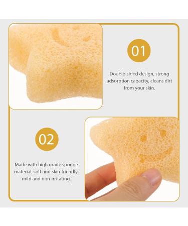 Cabilock 2pcs Loofah Facial Sponges for Exfoliating, Makeup Removal, and Face Scrubbing - Buy Online on GoSupps.com