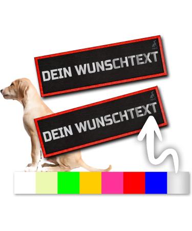 Small Red P24S K9 Dog Harness Velcro Stickers - 2 Pieces for Small & Medium Dogs - Buy Online on GoSupps.com