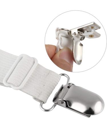 QIXINHANG 12x Pacifier Clips | Metal Pacifier Chains for Babies | Durable Clip Replacement for Suspenders | 25mm - Buy Online on GoSupps.com