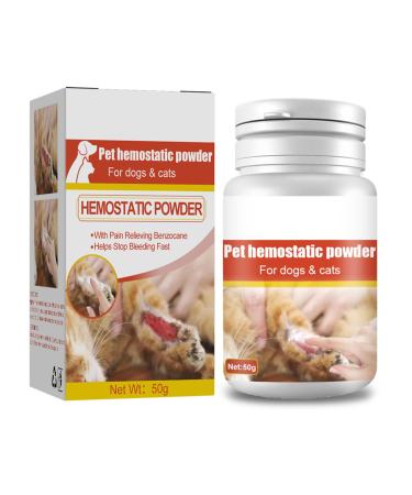 XBIEZ 50 G Medical powder to treat bleeding hems -filling powder for dogs cats powers cats skin care bloodstilling powder hemoring powder for pets