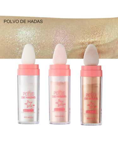 Body Glitter Highlighter Stick - High Gloss Shine for Hair, Face, Eyes - White Sparkle Powder - Buy Online on GoSupps.com