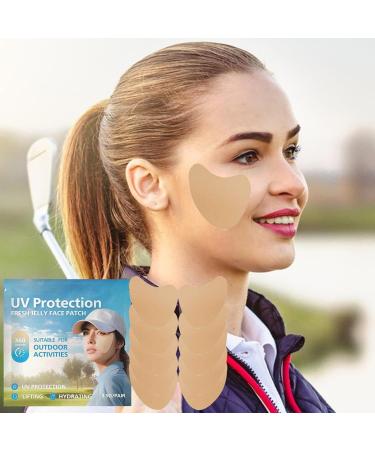 Teksome Sun Protection Face Patch - 5pair Facial Sunscreen Patch Comfortable UV Facial Patches Portable Clear UV Protection Face Patch for Outdoor - Buy Online on GoSupps.com
