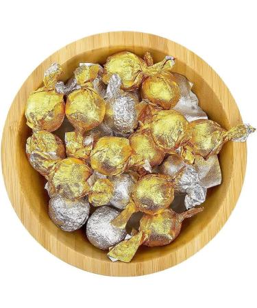 MINIDAHL 1000 pieces 4 in X4 in gold candy wrappers chocolate candy wraps for chocolate candy Fai-Da-Te Christmas - Buy Online on GoSupps.com