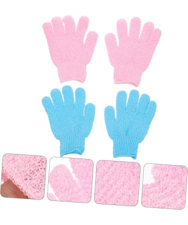 minkissy 6 Pairs Bath Scrub Gloves Shower Exfoliating Gloves Shower Dead Skin Exfoliator Shower Tools Bath Mitt Spa Gloves Dead Skin Remover Gloves Polyester Accessories Take a Bath - Buy Online on GoSupps.com