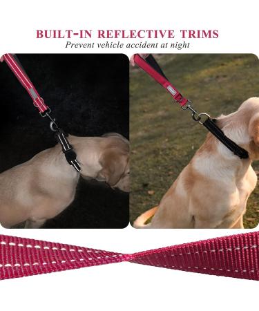 Vivaglory Short Dog Leash - Traffic Leash for Medium & Large Dogs 32cm Red Training Line - Buy Online on GoSupps.com