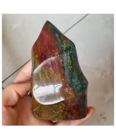 Gemstones and Crystals 1PCS 30-80g Natural Ocean Jasper Irregular Arrangement Teaching Material Minerals Collection Home Decoration QINTINYIN ERBDRGAZ (Color : No.15)