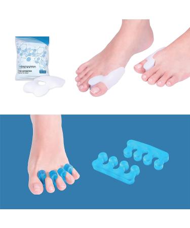 BENNARA Bunion Corrector Set C - 8pc Bunion Protector & Gel Toe Separator for Pain Relief & Toe Straightening - Buy Online on GoSupps.com