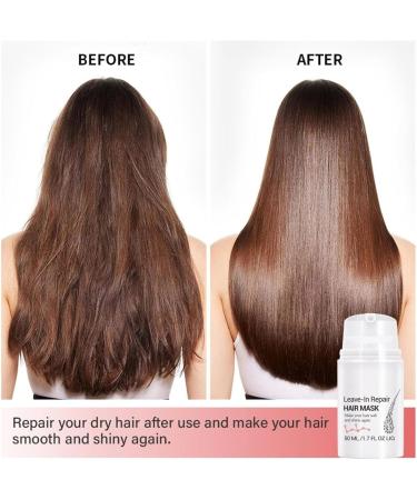 Leave-in hair cream Repair Hair Mask 50ml collagen hair mask dry and damaged hair mask moisturizing hair mask for extreme and coarse hair (2PC) - Buy Online on GoSupps.com