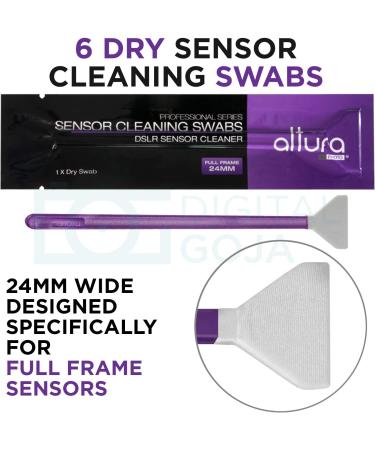 Altura Photo Full Frame Sensor Cleaning Kit - Professional Camera Cleaning for FF DSLR & Mirrorless - Includes Swabs & Case - Lens Cleaner - Buy Online on GoSupps.com