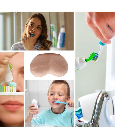 Toothpaste Tube Squeezer Funny | Shape Automatic Tube Squeezer Holder Tricky Clips Unique and Creative Bathroom Accessory for Friends and Family Saves Toothpaste and Creams Skin Color - Buy Online on GoSupps.com