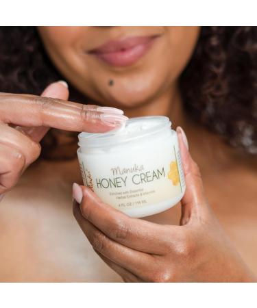 Deluvia Manuka Honey Cream | Hydrating & Soothing Moisturizer Face & Body Lotion | for Sensitive Skin Eczema Psoriasis & Dermatitis | 4 ounce 4 Fl Oz (Pack of 1) - Buy Online on GoSupps.com