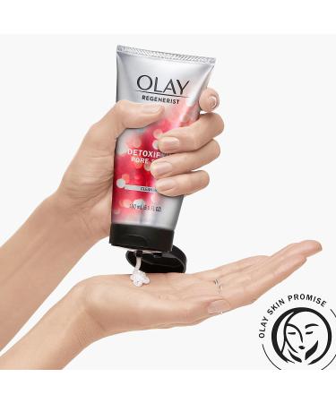 Olay Regenerist Detoxifying Pore Scrub & Exfoliator - 5 Fl Oz (Pack of 3) | Facial Cleanser - Buy Online on GoSupps.com