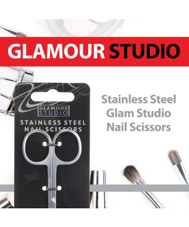 VFM - Stainless Steel Nail Scissors Sharp Curved Tip - Glamour Studio - Buy Online on GoSupps.com
