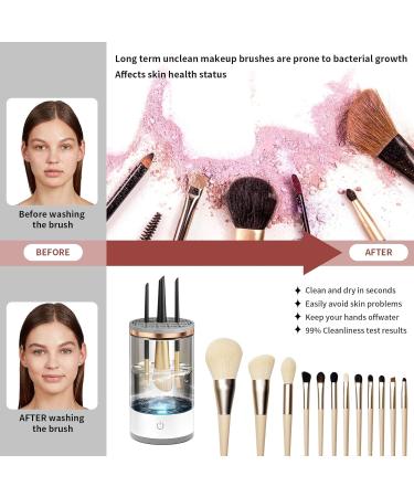 Electric Makeup Brush Cleaner & Dryer | USB Charging - All Size Brush Cleaner & Mat - Buy Online on GoSupps.com