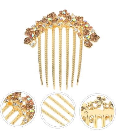 Didiseaon comb decorate diamond decor hairpin Clip Hair piece diamond Diamond Twist rhinestone bobby pins rhinestone hair combs accessories Hair up crafts headgear the flowers - Buy Online on GoSupps.com
