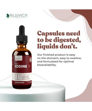Rejuvica Health Active Iodine + Active B12 Bundle - Energy Support Bundle - Advanced Liquid Delivery - Buy Online on GoSupps.com