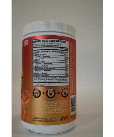 Yummy Sports EAA Supplement Powder Pre Workout Powder - Keto-Friendly Gluten-Free Sports Nutrition Pre-Workout Powder for Men & Woman - 360g 40 Servings - Funky Peach - Buy Online on GoSupps.com