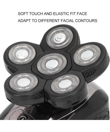 Electric Head Shaver for Men | Watertight 5-in-1 Wet Dry Grooming Kit with 6 Blade Heads - International Shipping - Buy Online on GoSupps.com