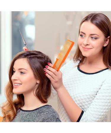 10-Piece Fine Tooth Hair Cutting Comb Set for Precision Styling at Home or Salon (Eye-Catching Colors) | Barber's Essential Styling Tools - Buy Online on GoSupps.com